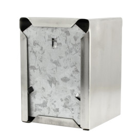 Napkin Stainless Steel Dispenser "Miniservis" 17x17  (1 Unit)