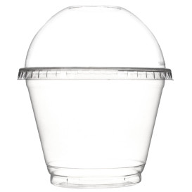 Plastic Dome Lid PET Closed 270ml Ø9,3cm (100 Units)  