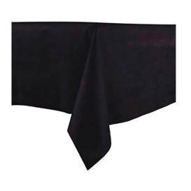 Tablecloth Novotex Non-Woven Black 100x100cm (150 Units)  