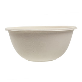 Sugarcane Bowl "Buddha" 1000ml Ø17x8cm (75 Units)  