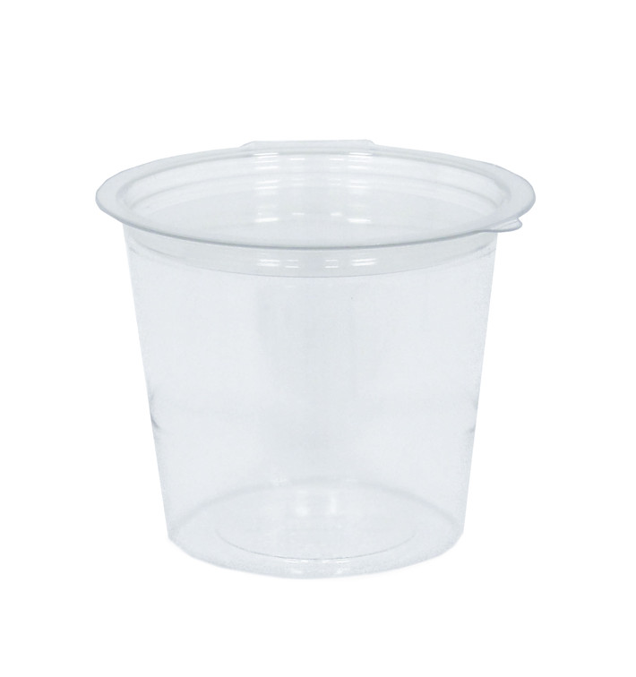 Plastic Container APET Round shape Transparente 125ml Ø7cm (81 Units)