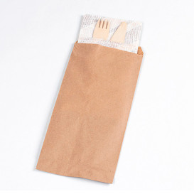 Paper Cutlery Envelopes Kraft 11x24cm (1000 Units)