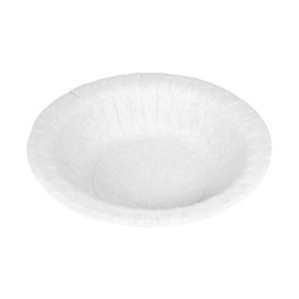 Paper Deep Plate Greaseproof Shape White  Ø19cm 250g/m² (50 Units) 