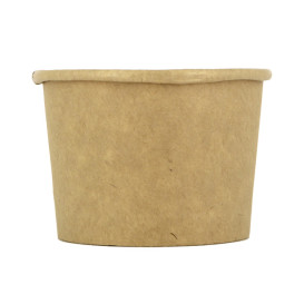 Kraft Cardboard Sauce Cup 100ml Ø7,3cm (50 Units)
