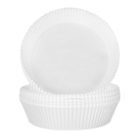 Kraft Air Fryer Paper White 90g Ø22x4cm (50 Units)