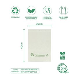 Market Bag Block Home Compost “Classic” 30x40cm 12µm (100 Units)