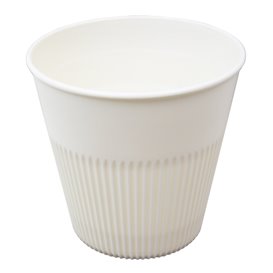 Durable Reusable Tumbler PP Cream 230ml Ø9,6cm (25 Units)  