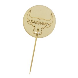 Bamboo Cooking Stick “Saignant” 9cm (1200 Units)