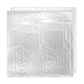 Wrap Aluminium Foil Paper 35x35cm (200 Units)